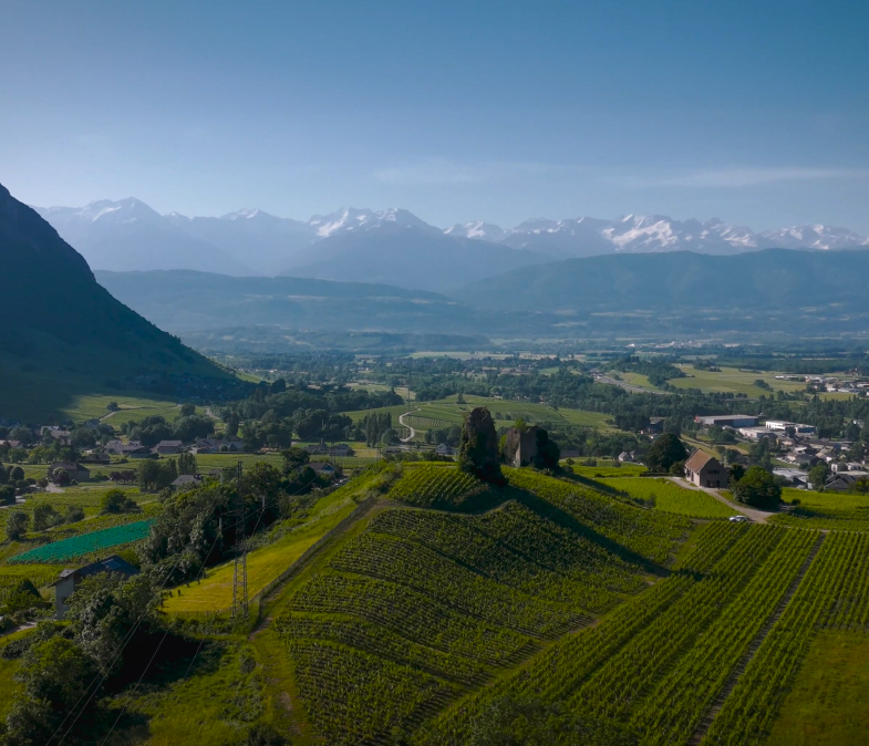 Vue aérienne de la Porte de la Savoie